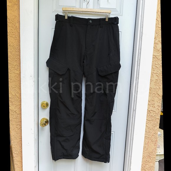 Gerry Men's Snow Snowboard Ski Pants - Fleece Lined, 4 WAY Stretch